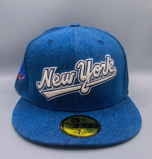 New York Mets New Era 59FIFTY Blue Denim Hat